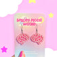 Bubblegum Brain Acrylic Earrings