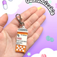 Take Your Meds, Customizable Pill Bottle Acrylic Keychain