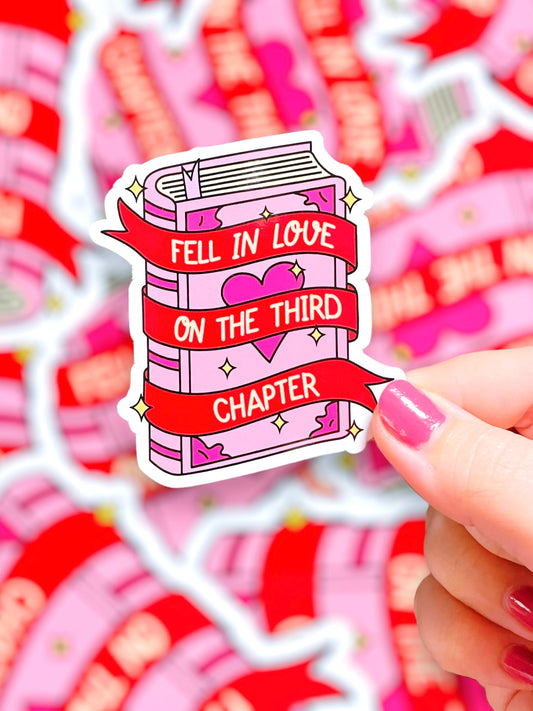 Romance Book Lover, Vinyl Sticker