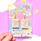 Sprinkle Pastry Acrylic Earrings