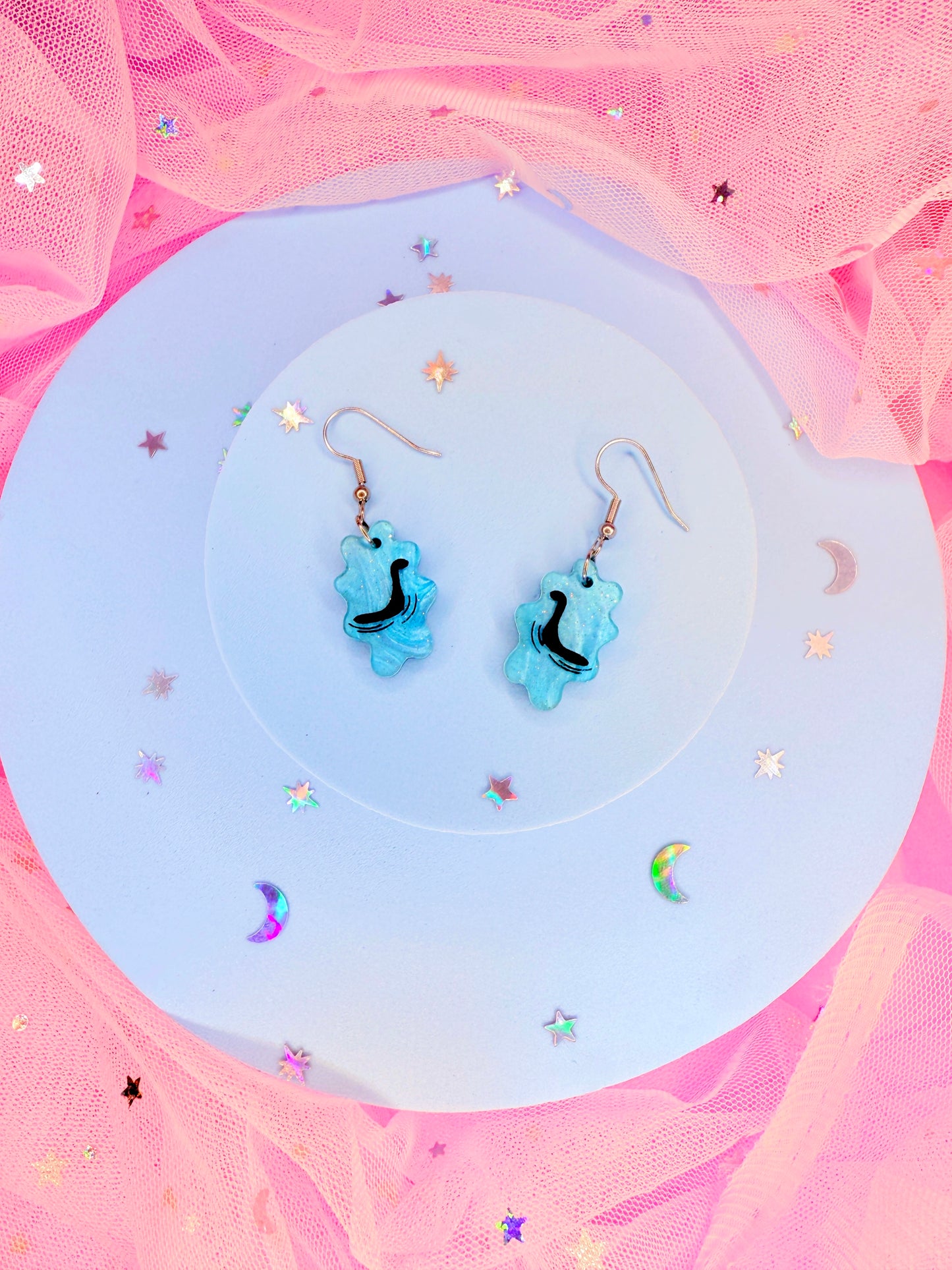 Mini Nessie (Loch Ness Monster) Acrylic Earrings