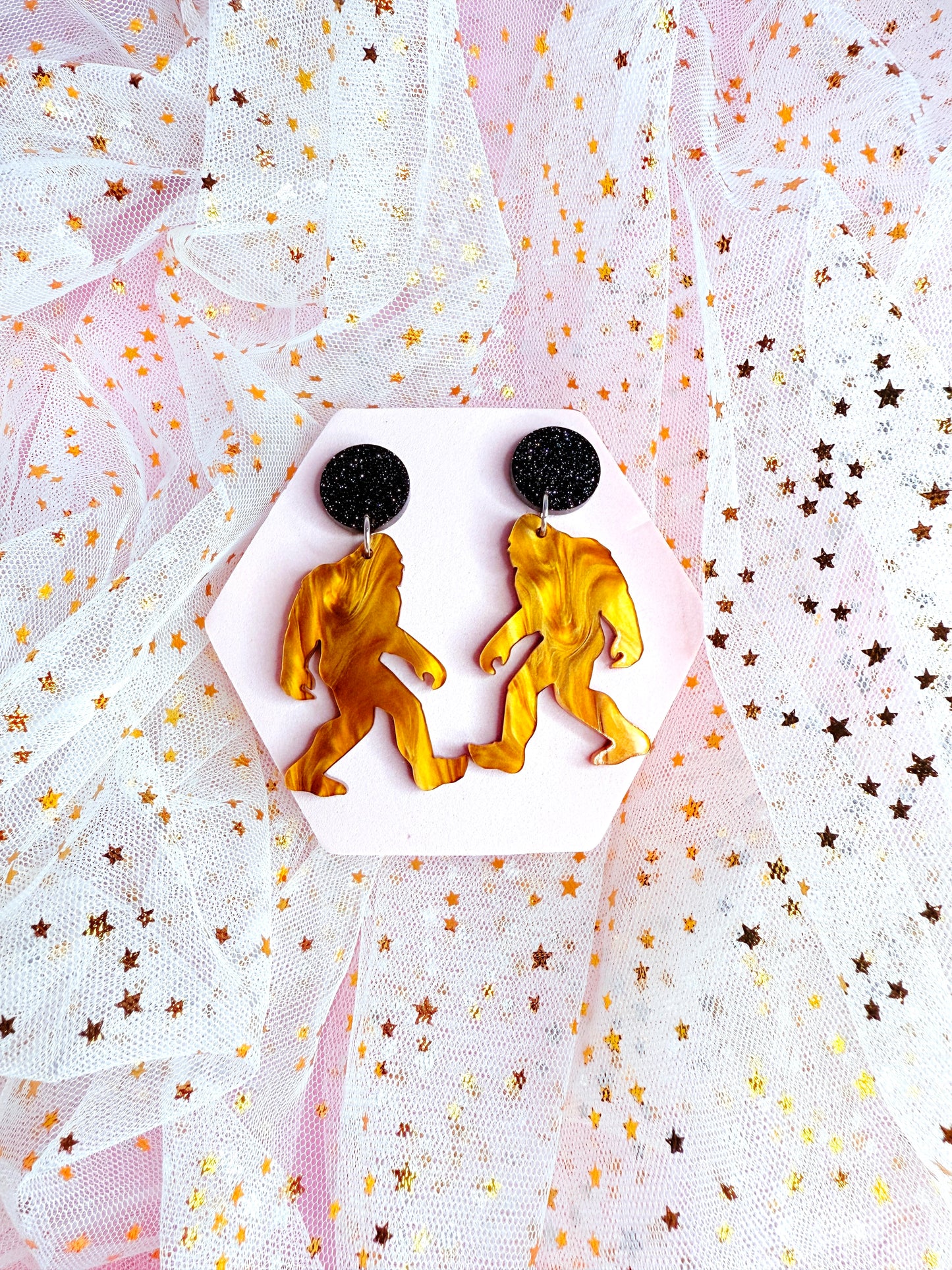 Bigfoot (Sasquatch) Acrylic Earrings