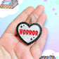 Horror Reader, Bookish Heart Earrings