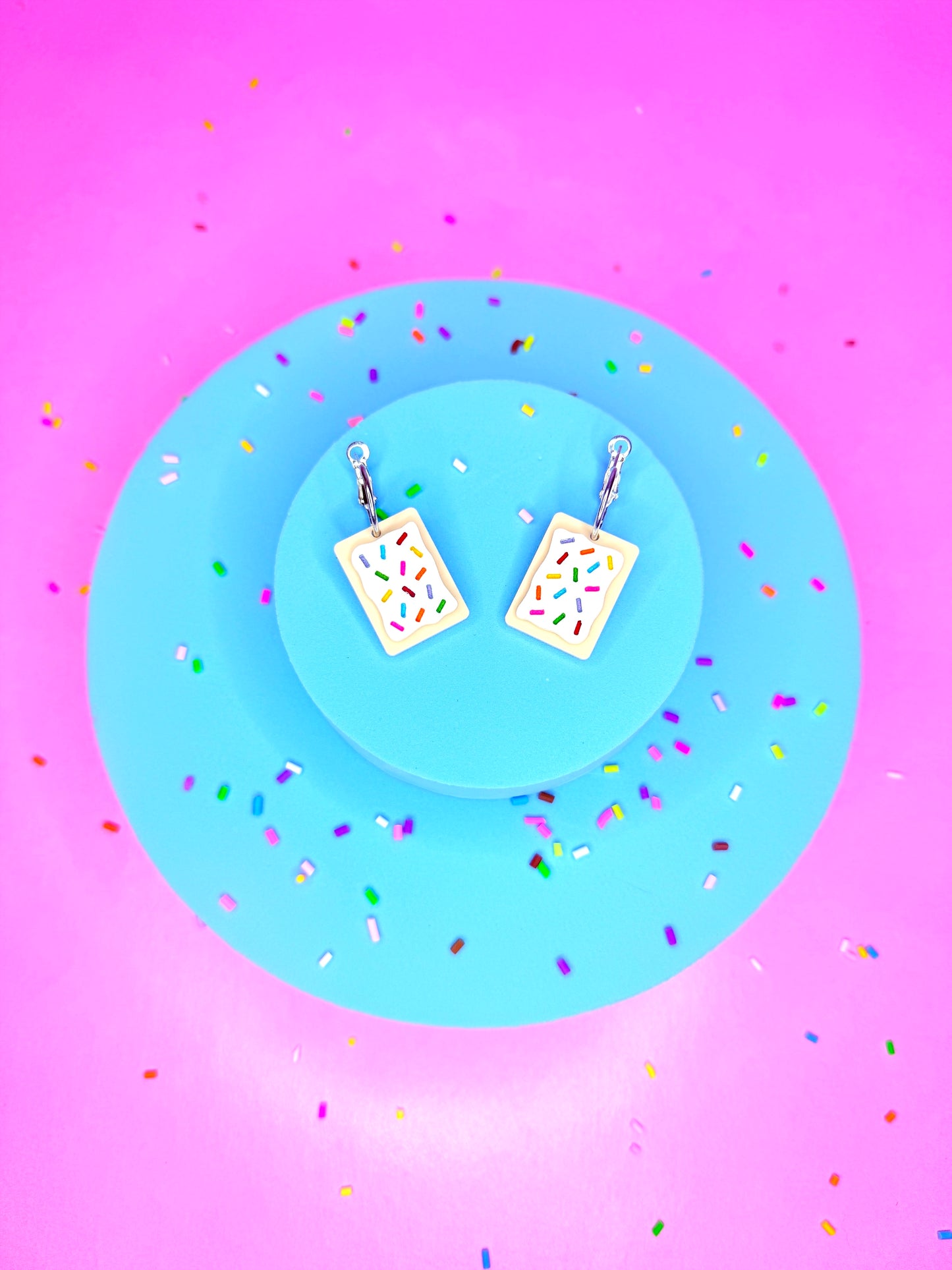 Mini Sprinkle Pastry Acrylic Earrings