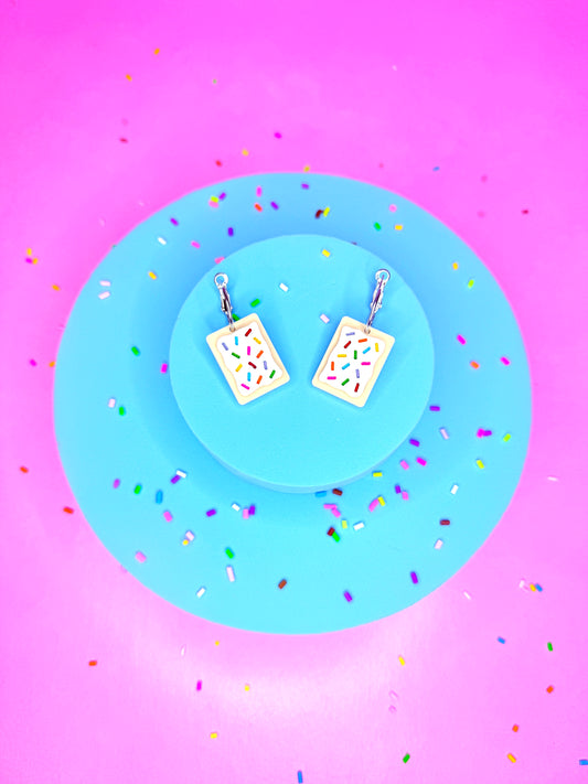 Mini Sprinkle Pastry Acrylic Earrings