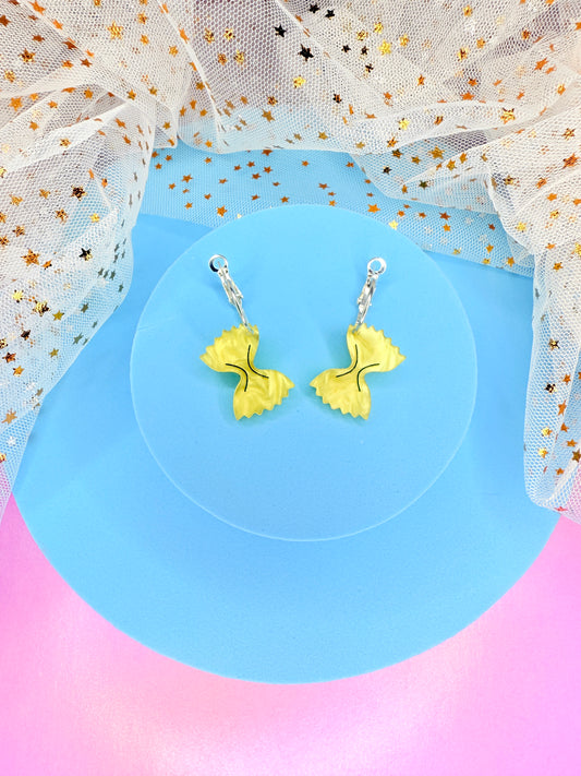 Farfalle Pasta Acrylic Earrings