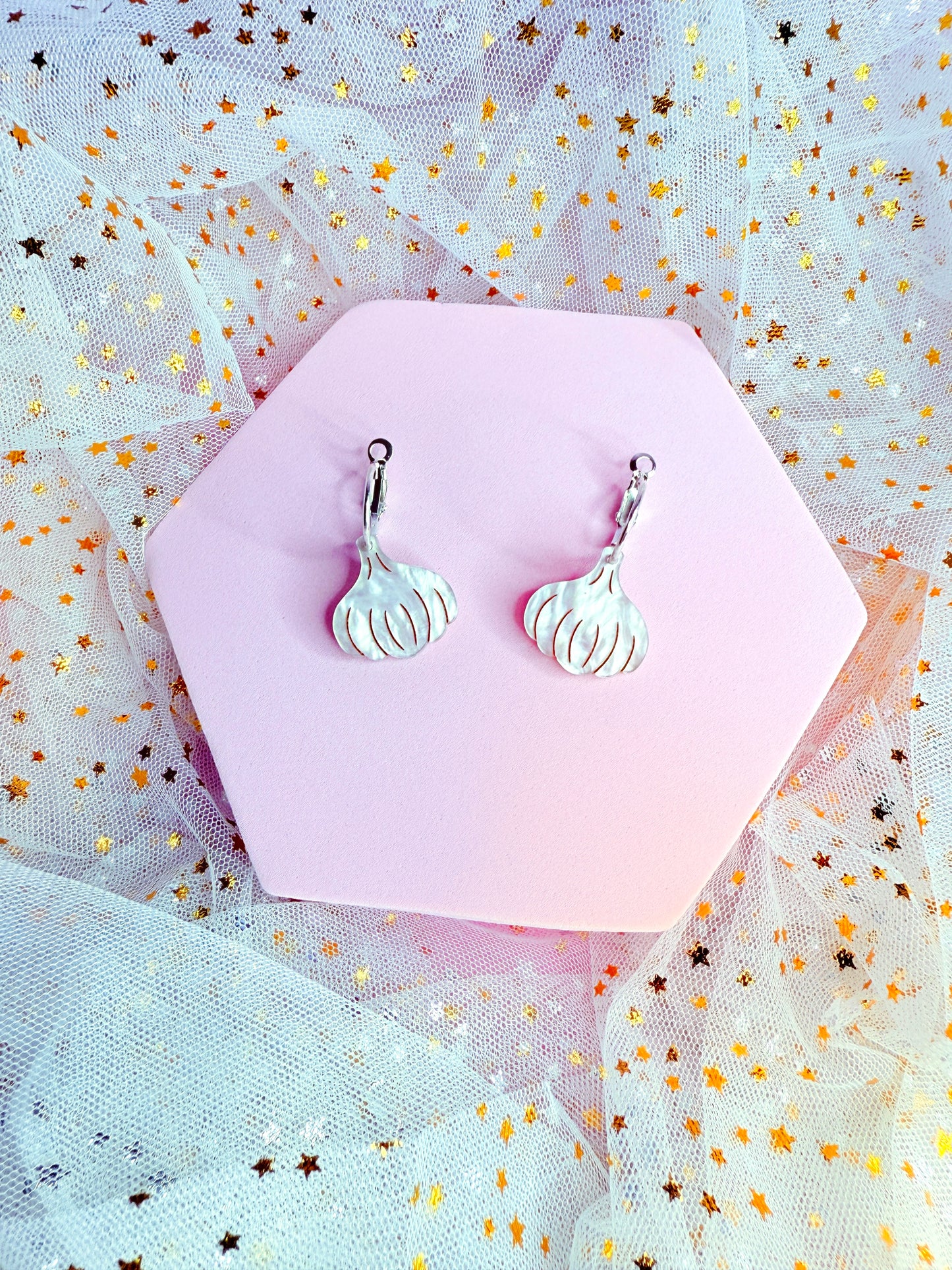 Garlic Acrylic Earrings