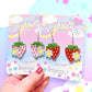 Strawberry Acrylic Earrings