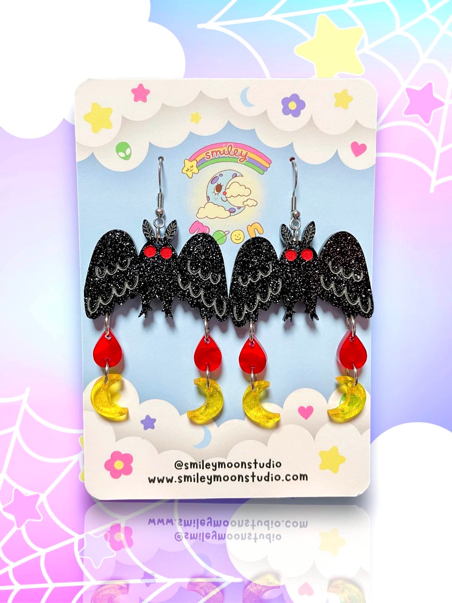 MOTHMAN! Acrylic Earrings