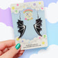 Bat Wings, Acrylic Earrings