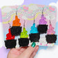 Mix and Match Cauldron Acrylic Earrings