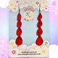 Blood Drop Acrylic Earrings