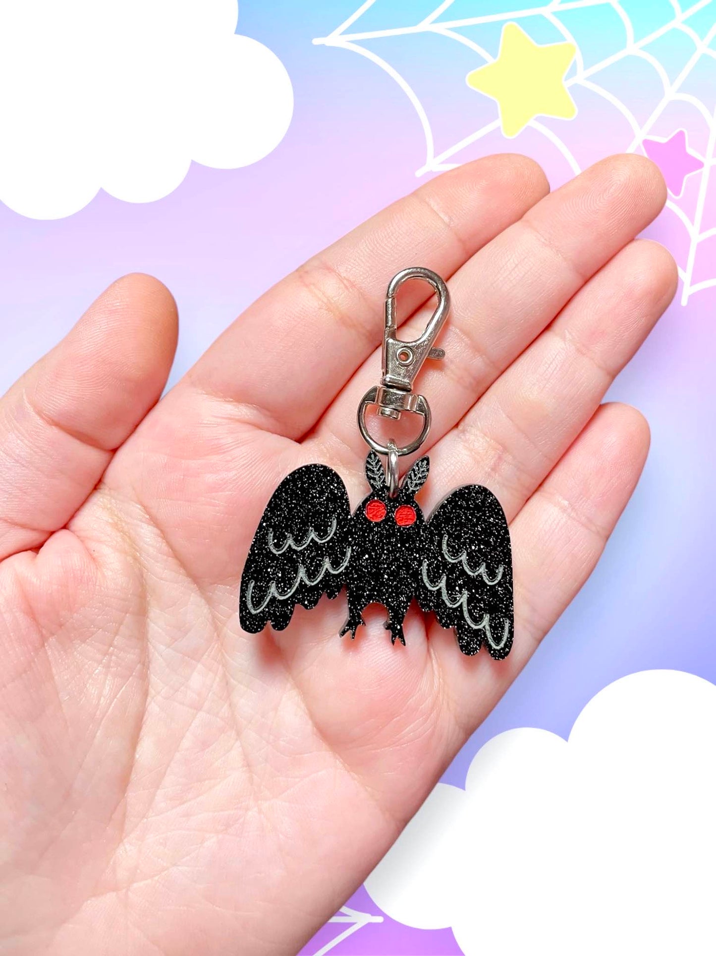 Mothman Keychain