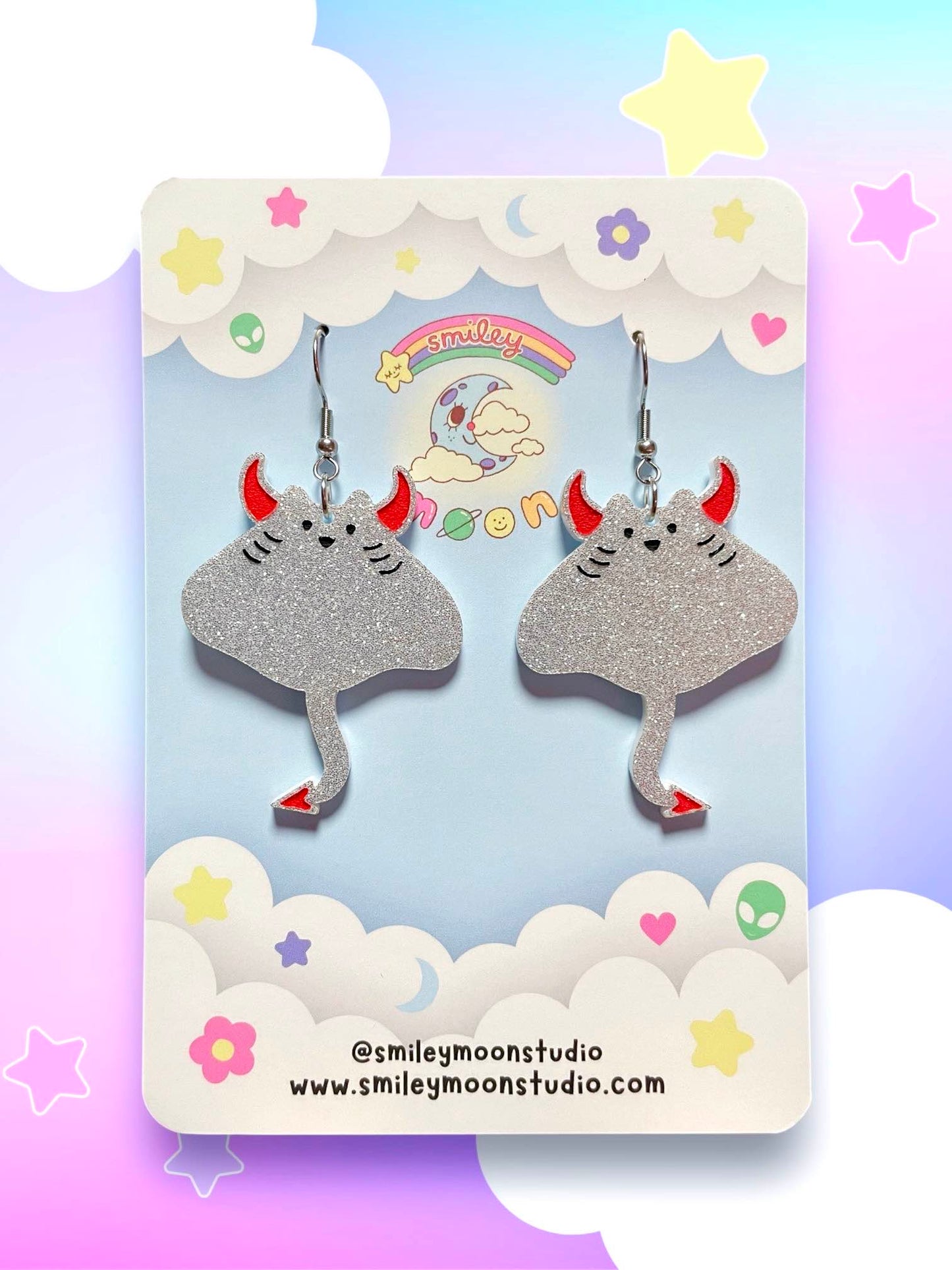 Devilfish, Stingray Earrings