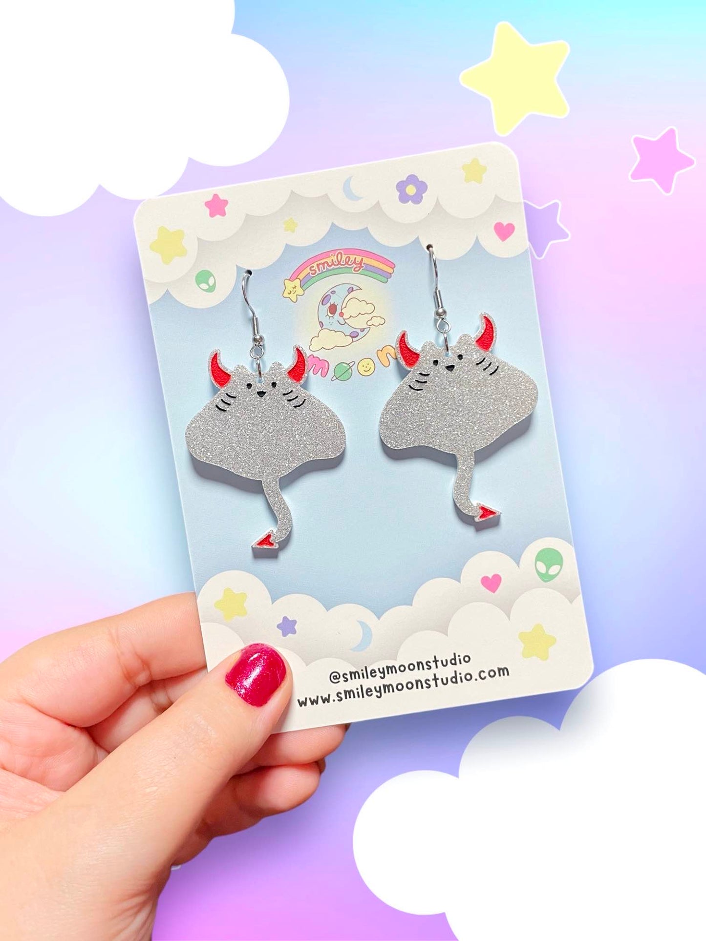 Devilfish, Stingray Earrings