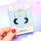 Mini Moon Acrylic Earrings