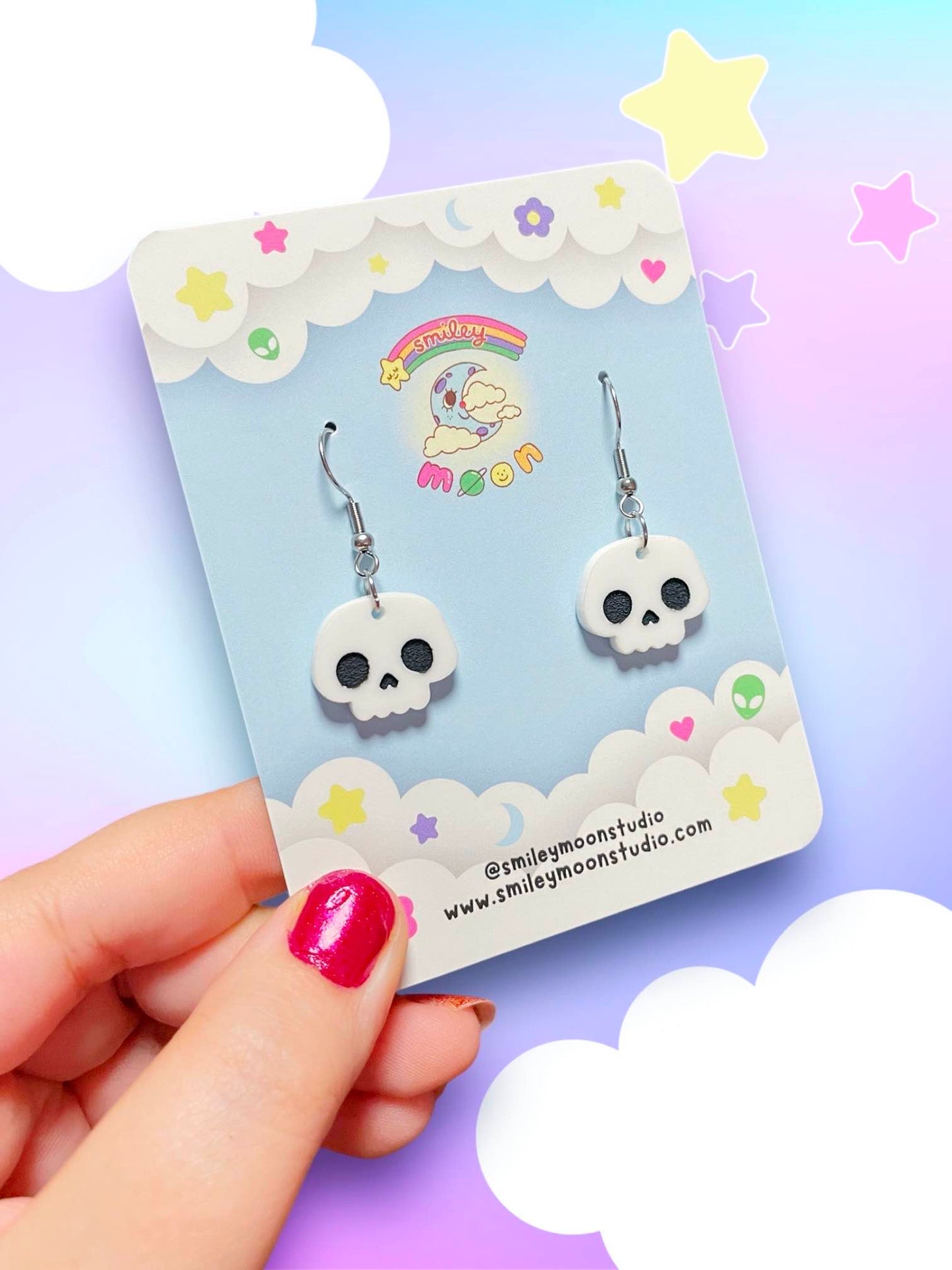 Mini Cutie Skull Earrings