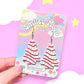 Nostalgic Tree Cake Acrylic Earrings