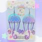 Whimsical Jellyfish Acrylic Earrings