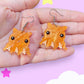 Flapjack Octopus Acrylic Earrings