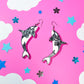 Orca Acrylic Earrings