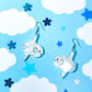 Ocean Sunfish Acrylic Earrings