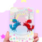 Crab Acrylic Earrings