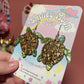 Turtle Acrylic Earrings