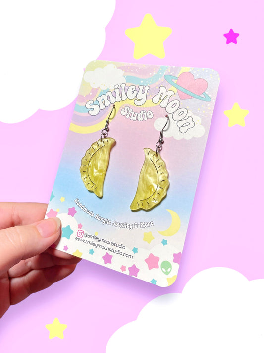 Pierogi Acrylic Earrings