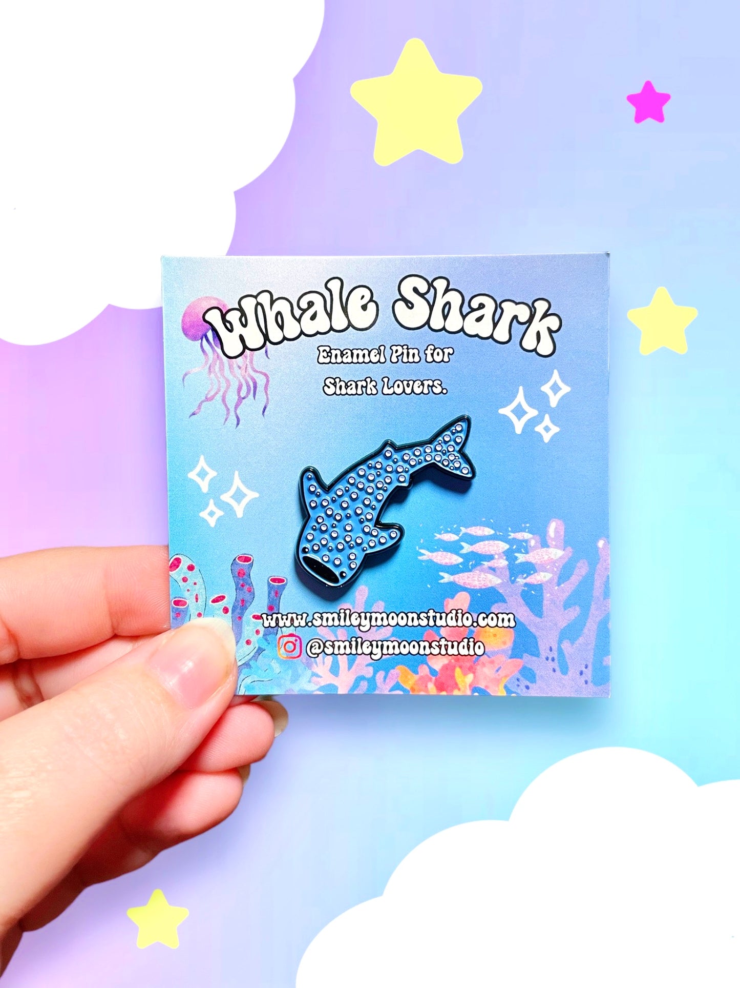 Whale Shark Enamel Pin