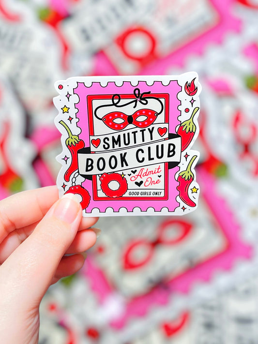 Smutty Book Club, Vinyl Sticker