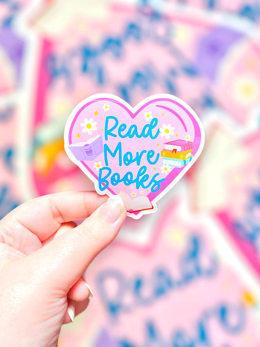 Read More Books, Vinyl Sticker