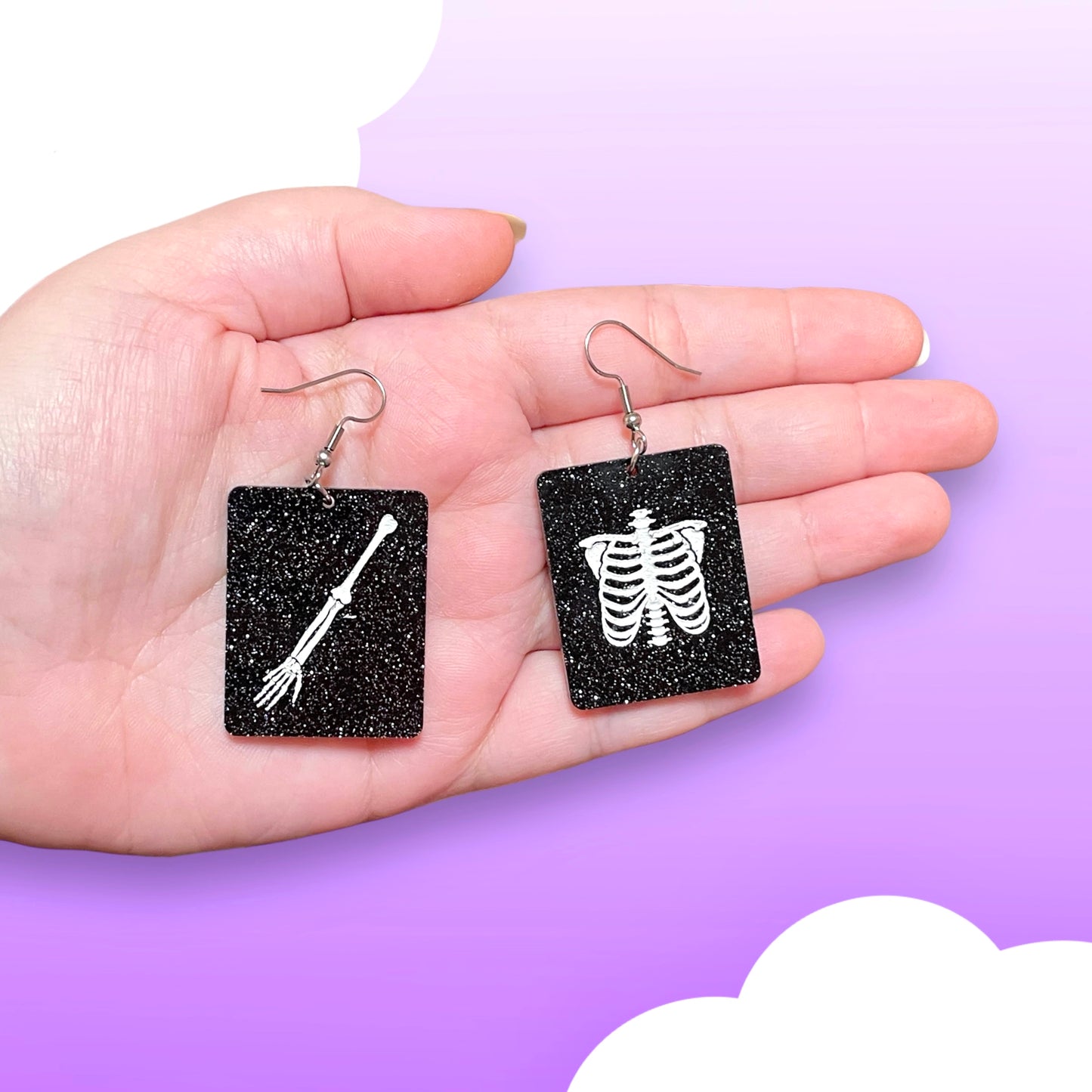 Mix and Match XRay Acrylic Earrings