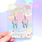 Tooth Acrylic Earrings