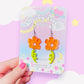 Jelly Marigold Acrylic Earrings