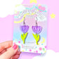 Jelly Tulip Acrylic Earrings