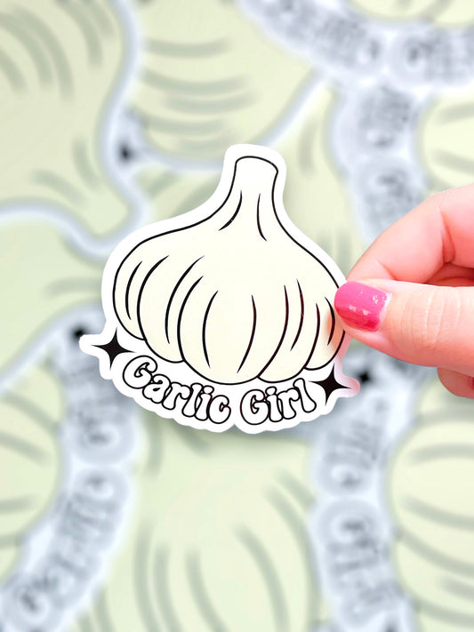 Garlic Girl, Vinyl Sticker