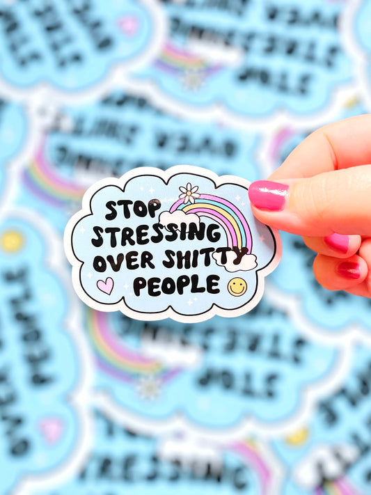 Stop Stressing, Vinyl Sticker