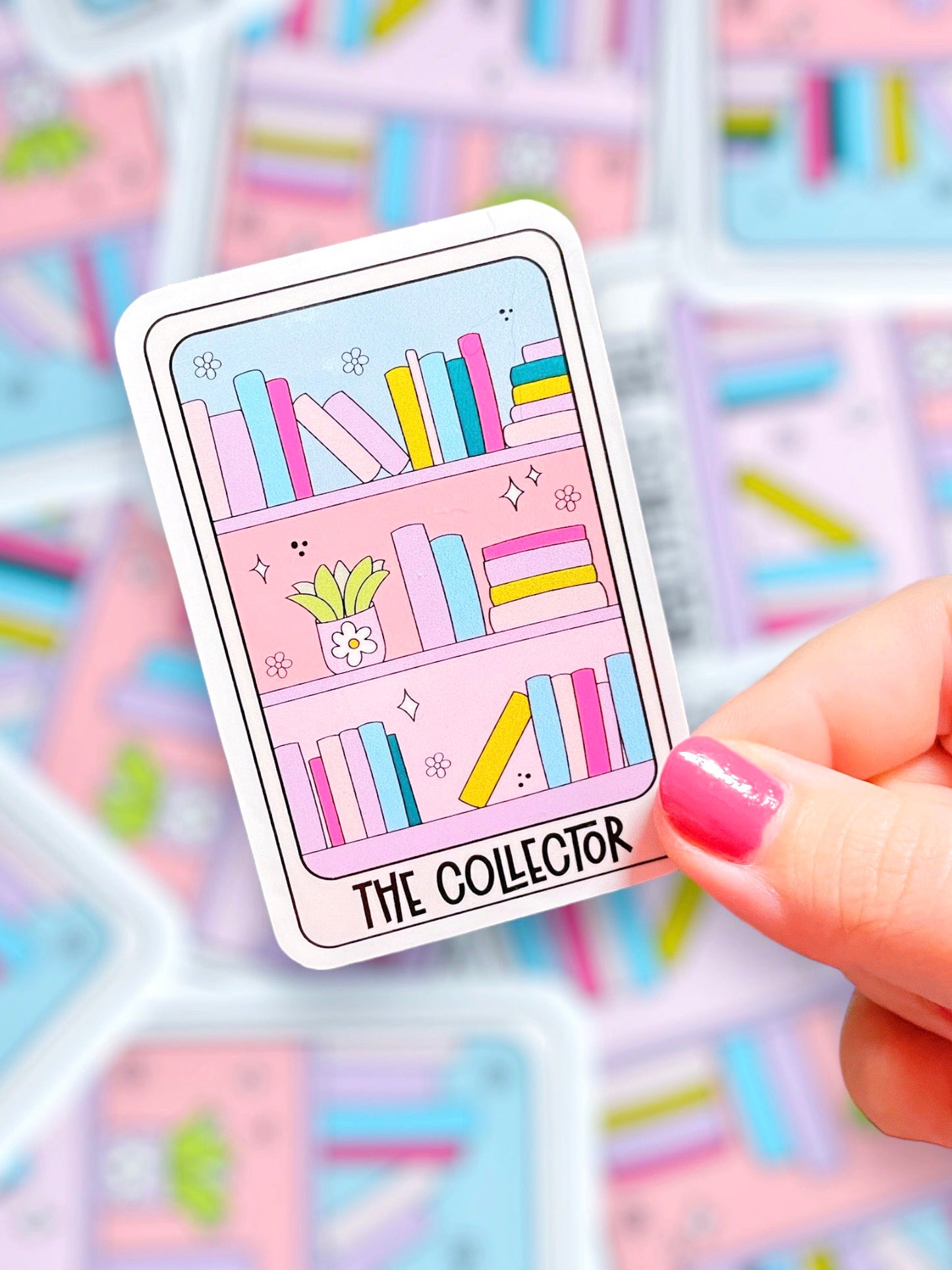 Book Collector, Vinyl Sticker