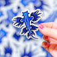 Blue Dragon Sea Slug, Vinyl Sticker