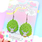 Leaf Sheep, Sea Slug Acrylic Earrings