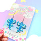 Blue Dragon Sea Slug Acrylic Earrings