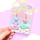 Pastel Baby Sea Critter Acrylic Earrings