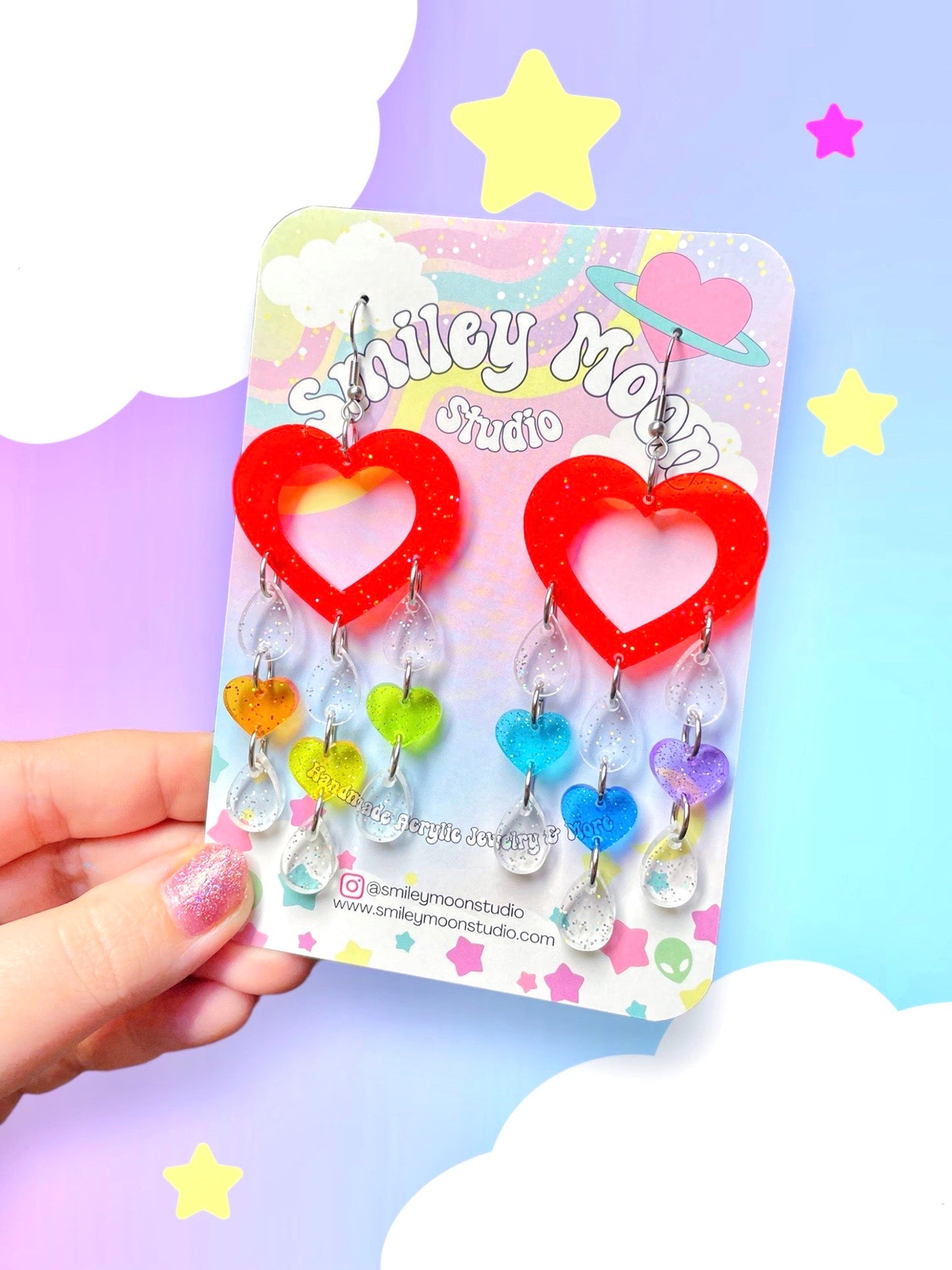 Love for All, Pride Acrylic Earrings