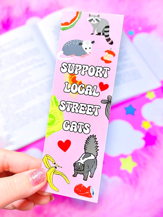 Support Local Street Cats, Bookmark