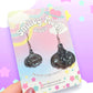 Black Garlic, Acrylic Earrings