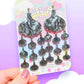 Goth Garlic Galore, Acrylic Earrings