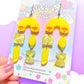 Pasta Lover's Arches, Acrylic Earrings