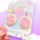 Sugar Cookie, Acrylic Earrings