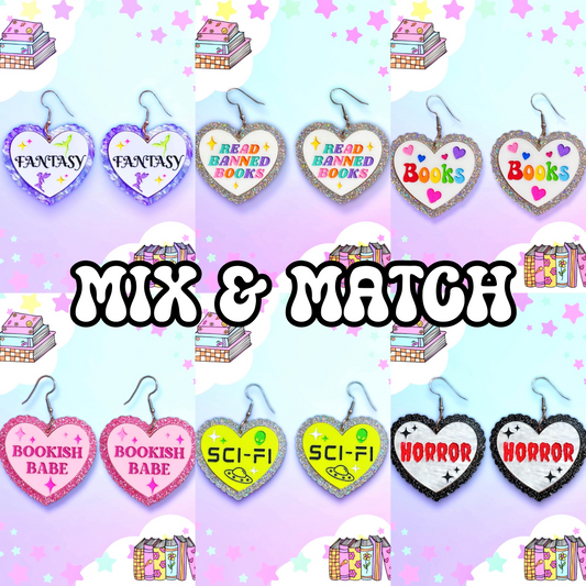 Bookish Hearts, MIX AND MATCH